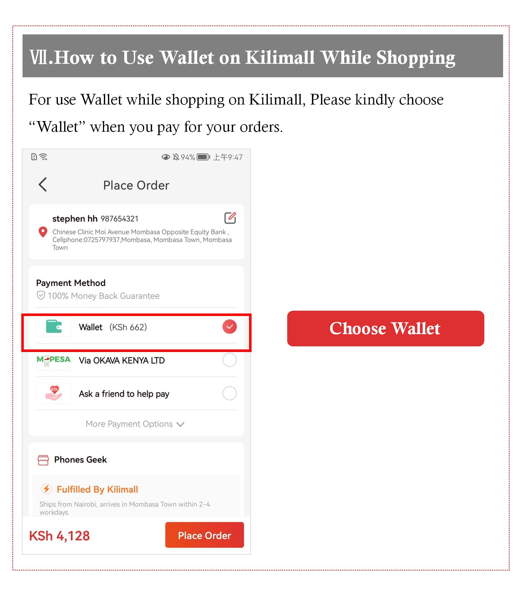 What is the Kilimall wallet and how do i use it_07